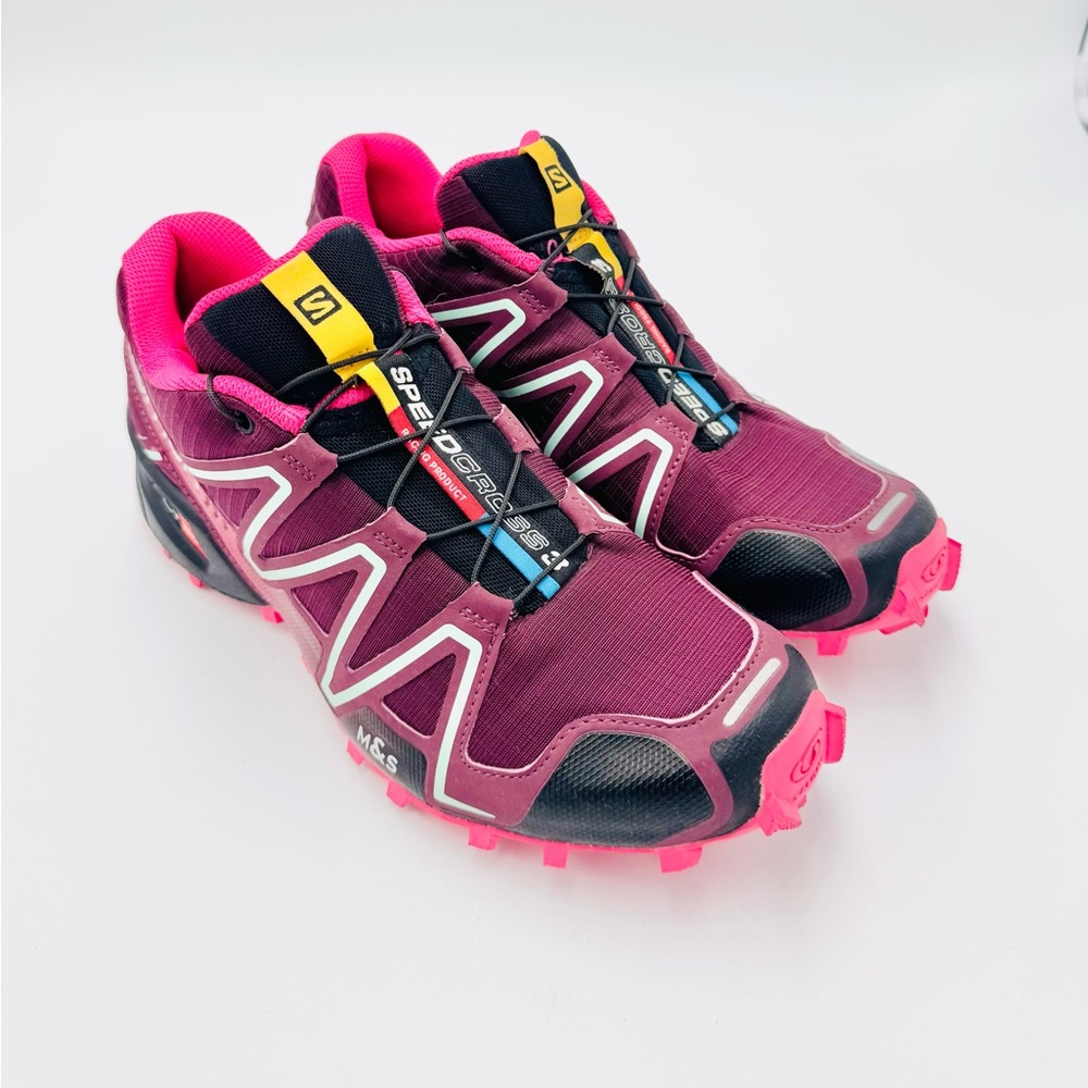 Salomon Women's Athletic Shoes - Pink and Black